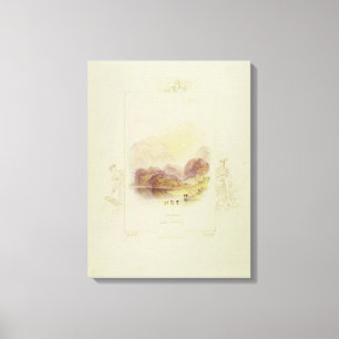 Toile Design for an illustration for Walter Scott's Lad