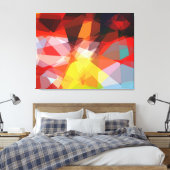 Toile Design graphique Art cubiste (Insitu(Chambre))