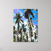 Toile Design graphique des palmiers (Recto)