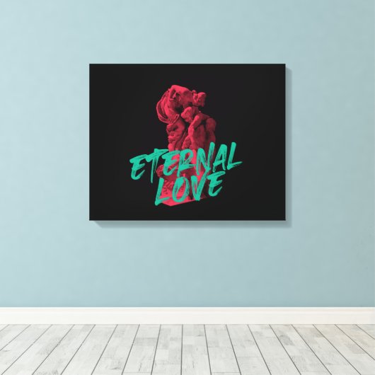 Toile Design graphique dynamique, urbain, tendance Etern (Insitu (Plancher de Bois))