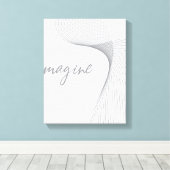 Toile Design graphique moderne, simple et élégant d'Imag (Insitu (Plancher de Bois))
