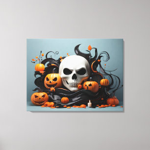 Toile Design Halloween Abstrait
