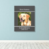 Toile Design moderne Ajouter photo Poster commémoratif p (Insitu (Plancher de Bois))