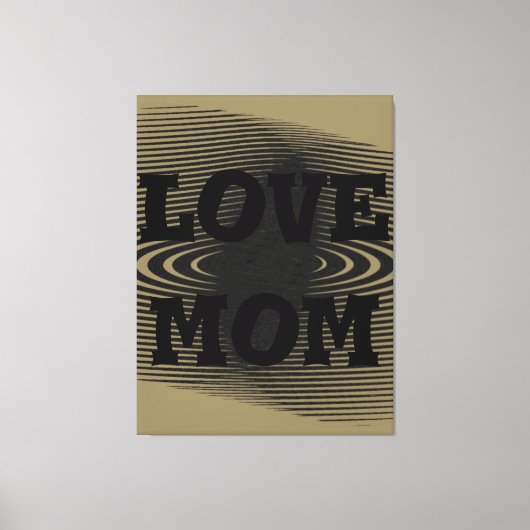 Toile Design moderne, élégant, brun clair, noir (Recto)