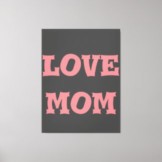 Toile Design moderne élégant_deep_grey_pink_love maman_d