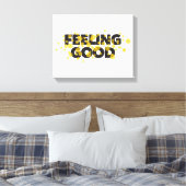 Toile Design moderne, ludique, gai du Feeling Good (Insitu(Chambre))