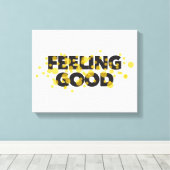 Toile Design moderne, ludique, gai du Feeling Good (Insitu (Plancher de Bois))