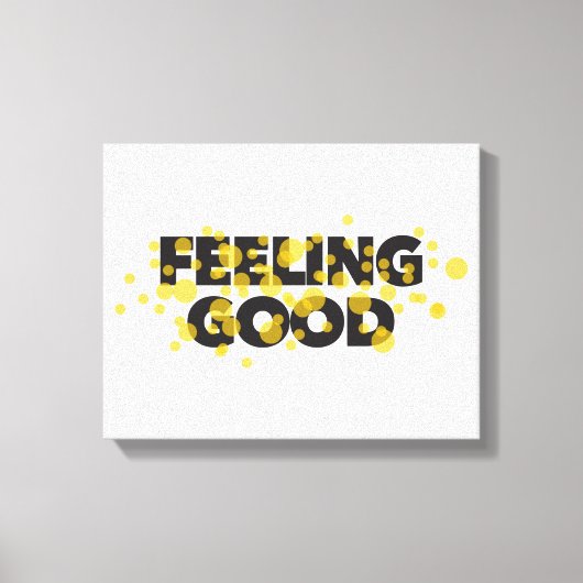 Toile Design moderne, ludique, gai du Feeling Good (Recto)