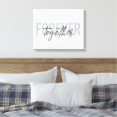 Toile Design moderne, simple, cool de Forever Together (Insitu(Chambre))