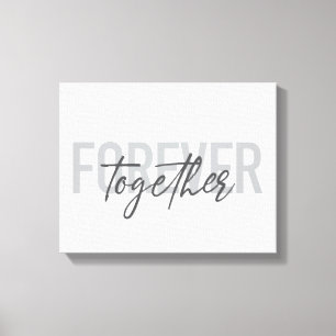 Toile Design moderne, simple, cool de Forever Together