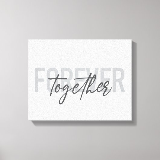 Toile Design moderne, simple, cool de Forever Together (Recto)