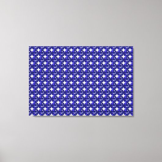 Toile Design Motif Blue Sapphire (Recto)