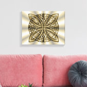 Toile Design original Gold Celtic Knot (Insitu(Salon))