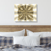Toile Design original Gold Celtic Knot (Insitu(Chambre))