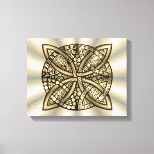 Toile Design original Gold Celtic Knot (Recto)