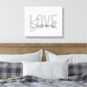 Toile Design simple, cool et moderne de Love Sacramento (Insitu(Chambre))