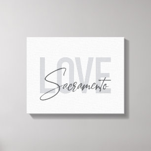 Toile Design simple, cool et moderne de Love Sacramento