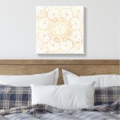Toile Design tendance or floral Mandala Marble (Insitu(Chambre))