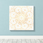 Toile Design tendance or floral Mandala Marble (Insitu (Plancher de Bois))