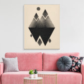 Toile Design triangulaire inspiré des scandinaves (Insitu(Salon))