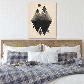Toile Design triangulaire inspiré des scandinaves (Insitu(Chambre))