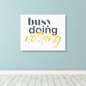 Toile Design urbain, moderne et tendance de Busy Doy Not (Insitu (Plancher de Bois))