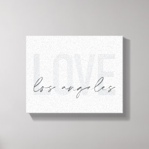 Toile Design urbain, simple et moderne de Love Los Angel