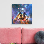 Toile Désintégration d'astronaute (Insitu(Salon))