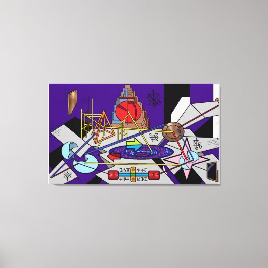 Toile Désordre Lyrique (Recto)