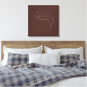 Toile Dessin à la main ligne de conception (Insitu(Chambre))