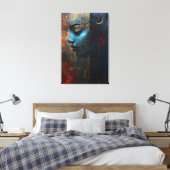 Toile Dessin abstrait de fille (Insitu(Chambre))
