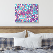 Toile Dessin abstrait moderne (Insitu(Chambre))