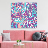 Toile Dessin abstrait moderne (Insitu(Salon))