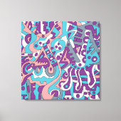 Toile Dessin abstrait moderne (Recto)