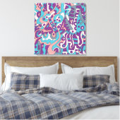 Toile Dessin abstrait moderne (Insitu(Chambre))