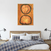 Toile Dessin anatomique du cerveau humain (Insitu(Chambre))