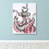 Toile Dessin Ancre (Insitu (Plancher de Bois))