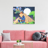 Toile Dessin animé Aztek (Insitu(Salon))