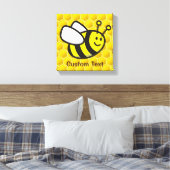 Toile Dessin animé d'abeille (Insitu(Chambre))