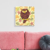 Toile Dessin animé de hibou (Insitu(Salon))