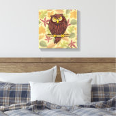 Toile Dessin animé de hibou (Insitu(Chambre))