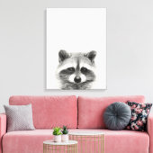Toile Dessin au crayon Raccoon (Insitu(Salon))