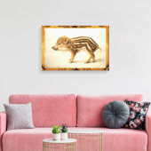 Toile Dessin d'animal JEUNE MARCASSIN (Insitu(Salon))