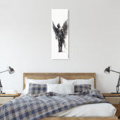 Toile Dessin de charbon humain (Insitu(Chambre))