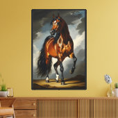 Toile Dessin de cheval arabe (Insitu(Salon))