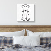 Toile Dessin de chien beagle (Insitu(Chambre))