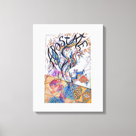 Toile Dessin de Doodle gratuit coloré Apostate (Recto)