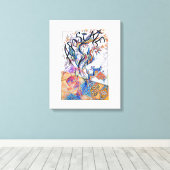 Toile Dessin de Doodle gratuit coloré Apostate (Insitu (Plancher de Bois))