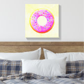 Toile Dessin De Mignonne Donut Avec Des Saupoudrages (Insitu(Chambre))