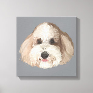 Toile Dessin de portrait de Bentley pour animaux de comp